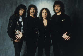 Black Sabbath avec Tony Iommi, Ronnie James Dio, Geezer Butler et Winnie Appice