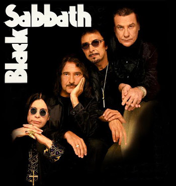 Tony Iommi, Ozzy Osbourne, Geezer Butler et Bill Ward