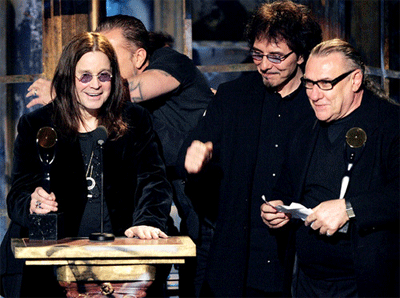 Black Sabbath au Rock and Roll of Fame en 2006