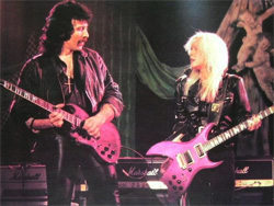 Tony Iommi et Lita Ford